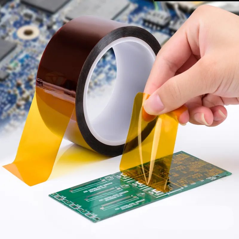 Customized High-temperature Polyimide Pi Film Protective Tapes Amber YUFFEN Masking Henkel Hot Melt Adhesives Silicone Acrylic