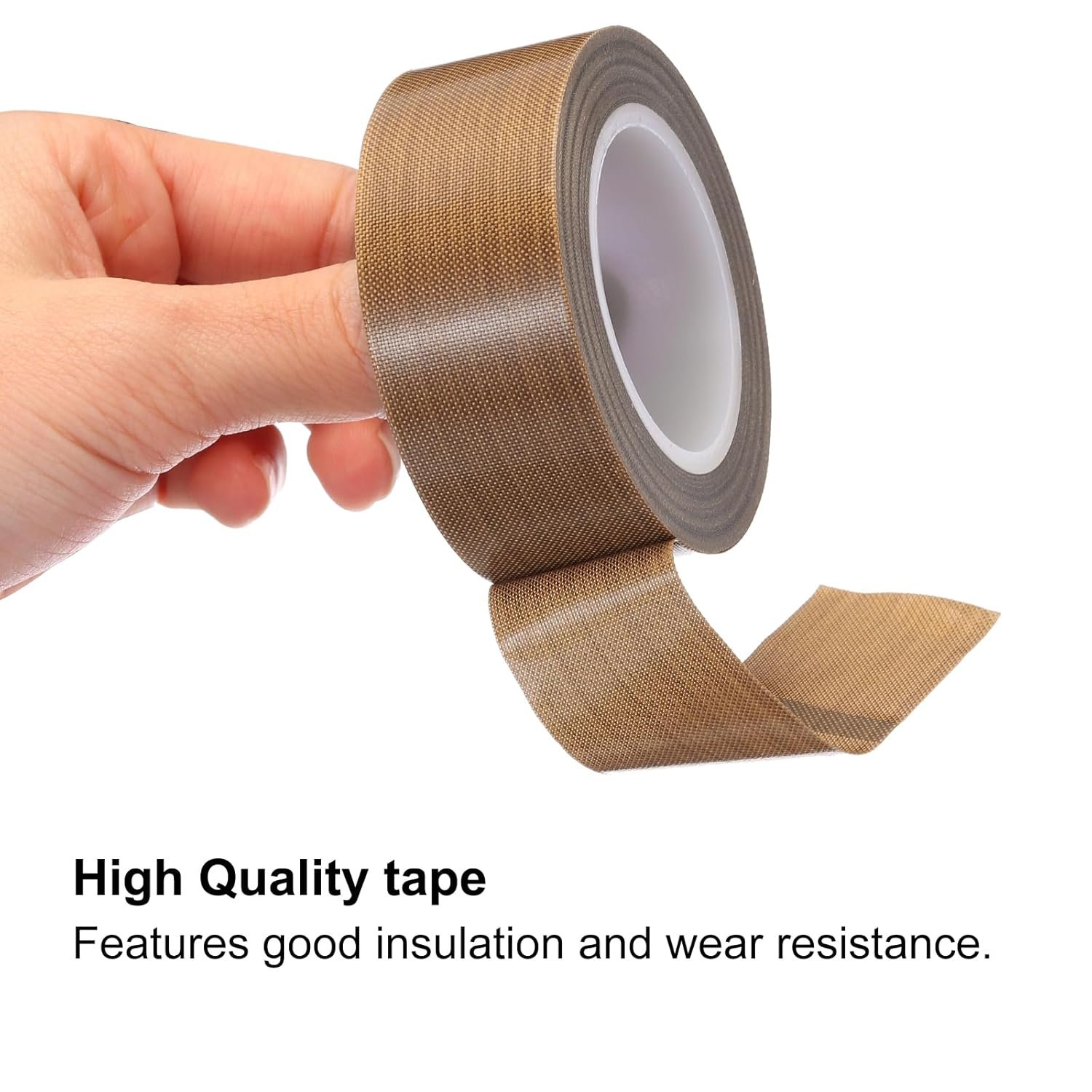 High Performance Heat Resistant Ptfe Glass Cloth Coated Silicone PTFE Glass Cloth Adhesive Tape for Heat Sealing Machine Tape
