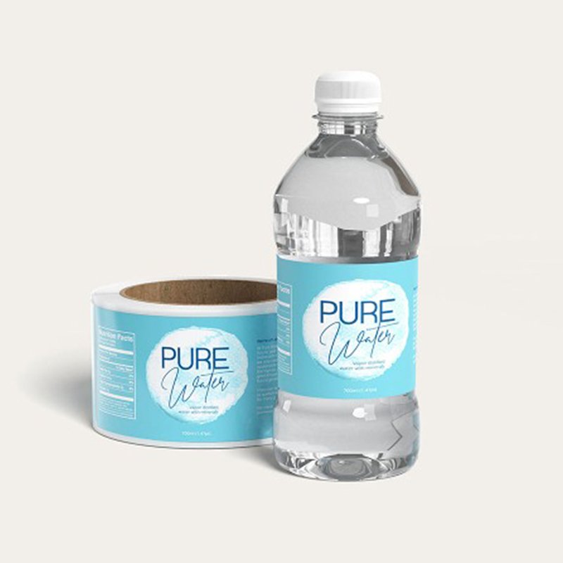 Packaging label Adhesive Paper Sticker Printing Custom Printed Water Bottle label
