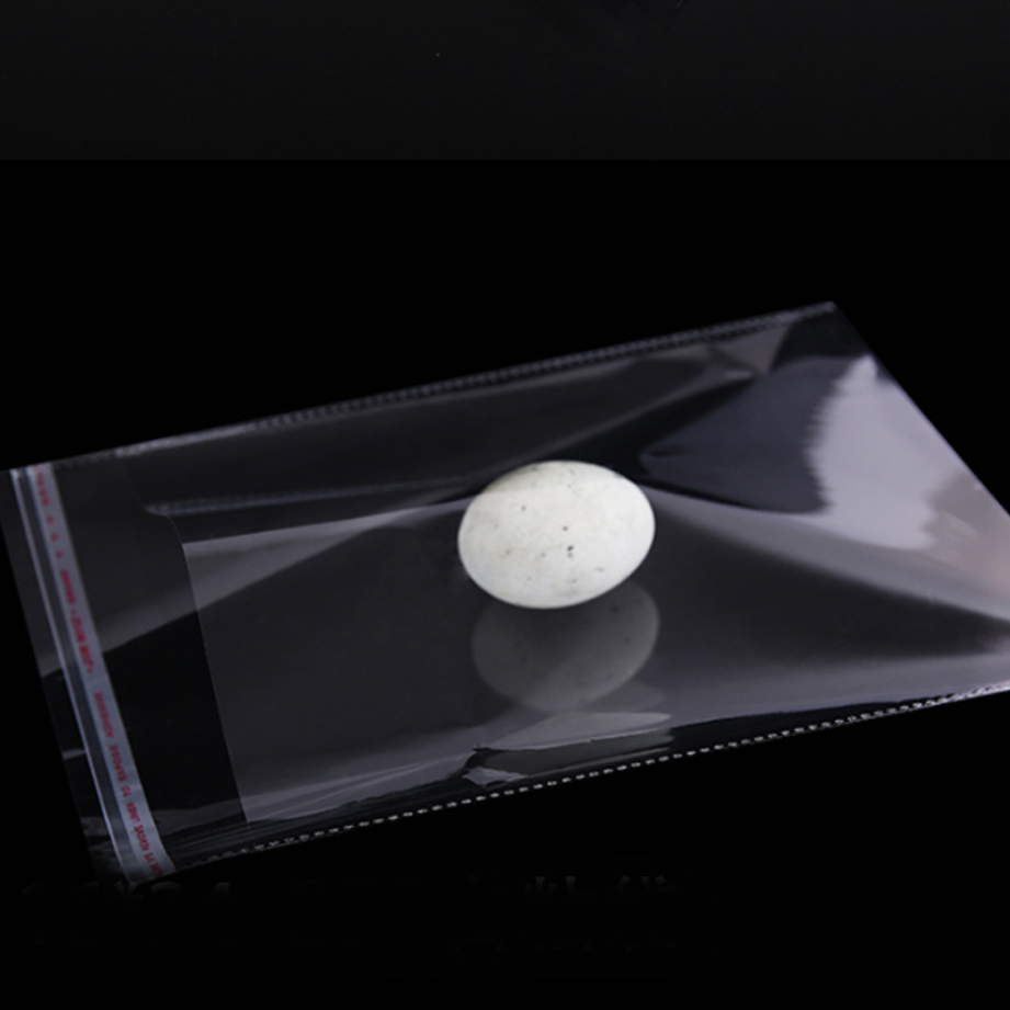 China factory OPP plastic opp poly self adhesive bag with printed header oem custom