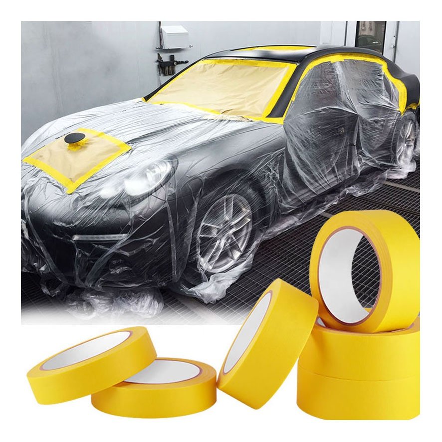 Chinese Supplier Yellow Paper Motive Acrylic Adhesive Painter Washi Masking Tape