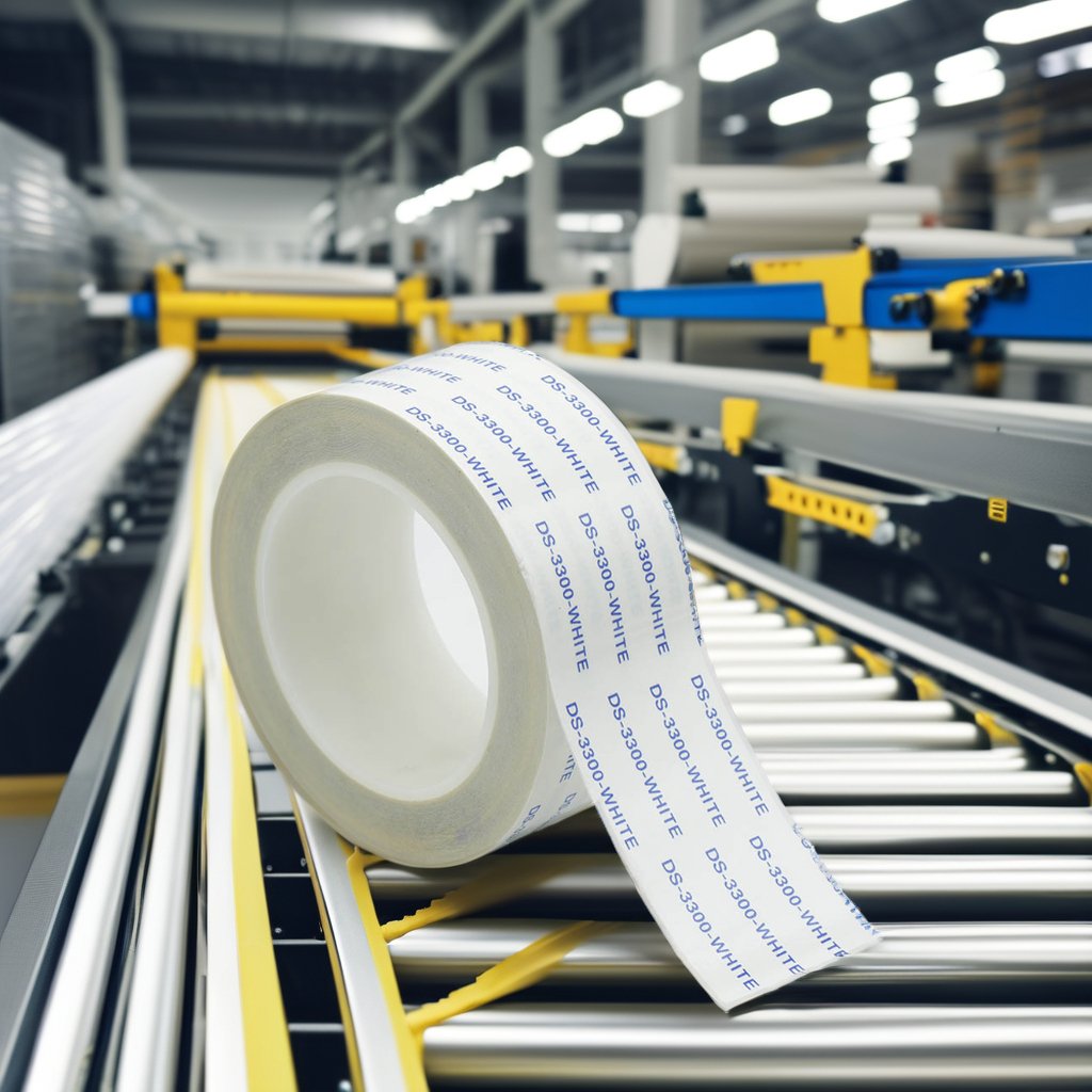 25MM*50M Strong Acrylic Glue Tissue Heat-Resistant Pressure-Sensitive Double Sided Tape Thin Adhesive Sticky Two-Faced Tape