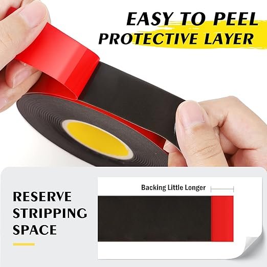 Double Sided Adhesive PE Foam Tape Reusable Heavy Duty Tape