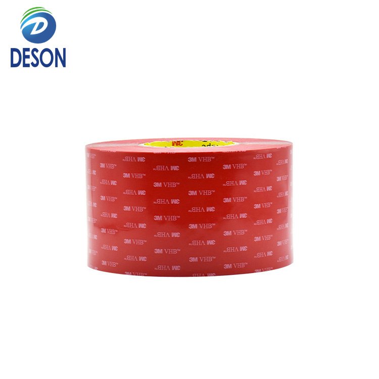 Deson 3M 5962 black high temperature and uv resistant very high bonding double-sided foam adhesive tape automotive tape roll