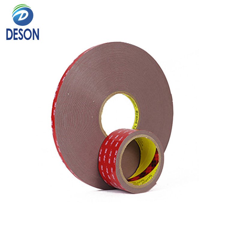 Deson 3M 5962 black high temperature and uv resistant very high bonding double-sided foam adhesive tape automotive tape roll