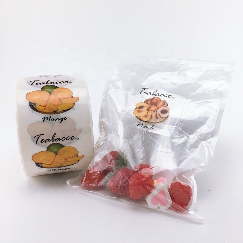 Customized Printing Self Adhesive Logo Print Transparent Sticker, Roll Plastic Clear Sticker Labels