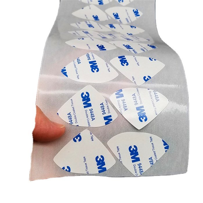 Deson Good Strength Double Face Cotton Tissue Affixing Tape Roll 3M9075 9815 9008 99448a Free Sample Nameplate Lamination Seals