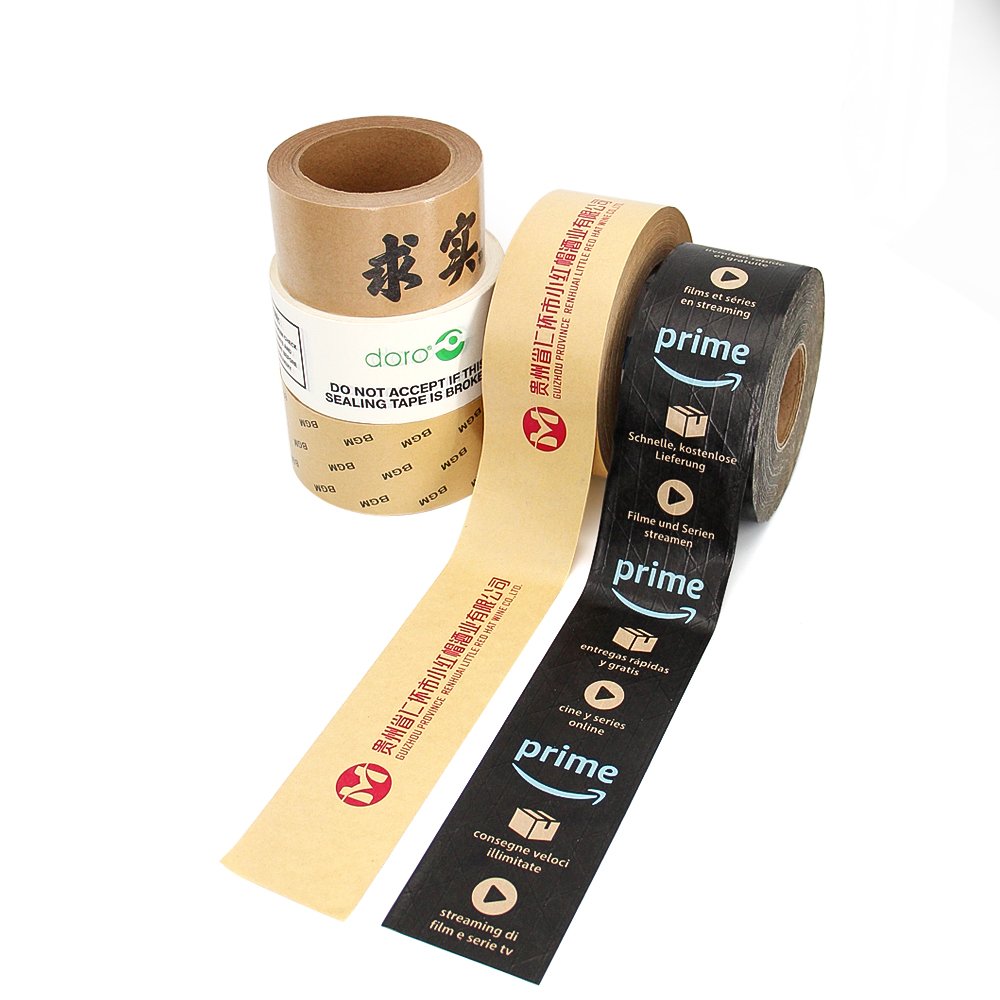 Wholesale Small Specification Customized Kraft paper Adhesive Tape, Used for Packaging, and Fixed Large Items