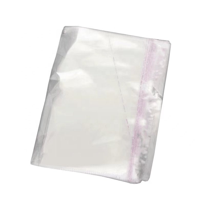 Wholesale Custom Printed OPP Self Adhesive Bags Clear Transparent Plastic Bags With Seal Flap