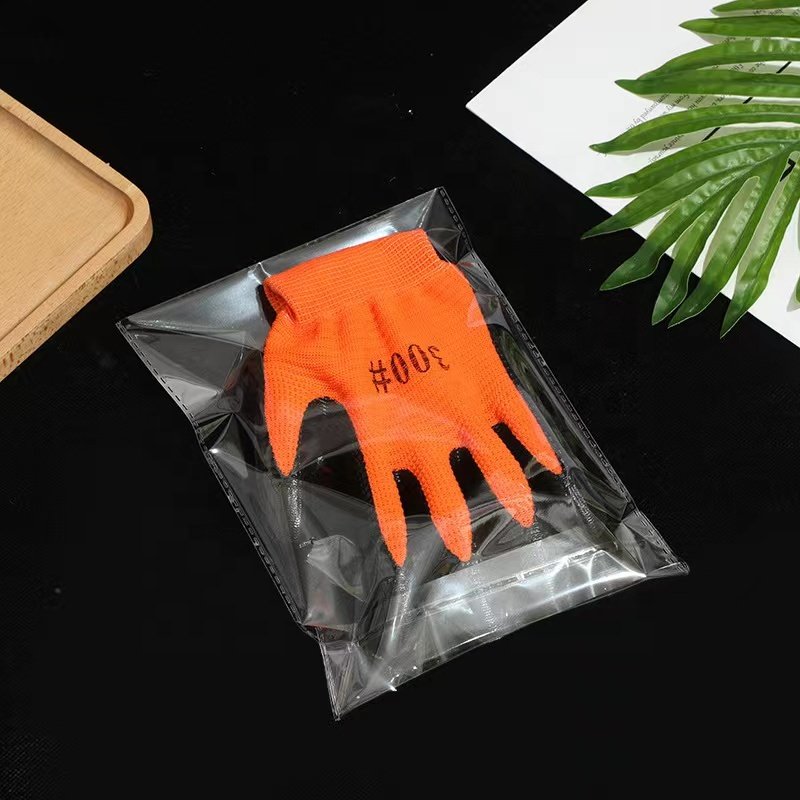 Wholesale Custom Printed OPP Self Adhesive Bags Clear Transparent Plastic Bags With Seal Flap