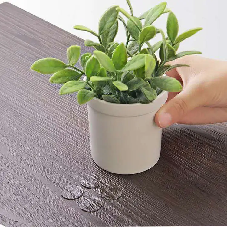 Samvo die cut Double Sided Adhesive Fiberglass Mesh Tape Pad Mounting Adhesive Sticky Clear Transparent Circle glue dots