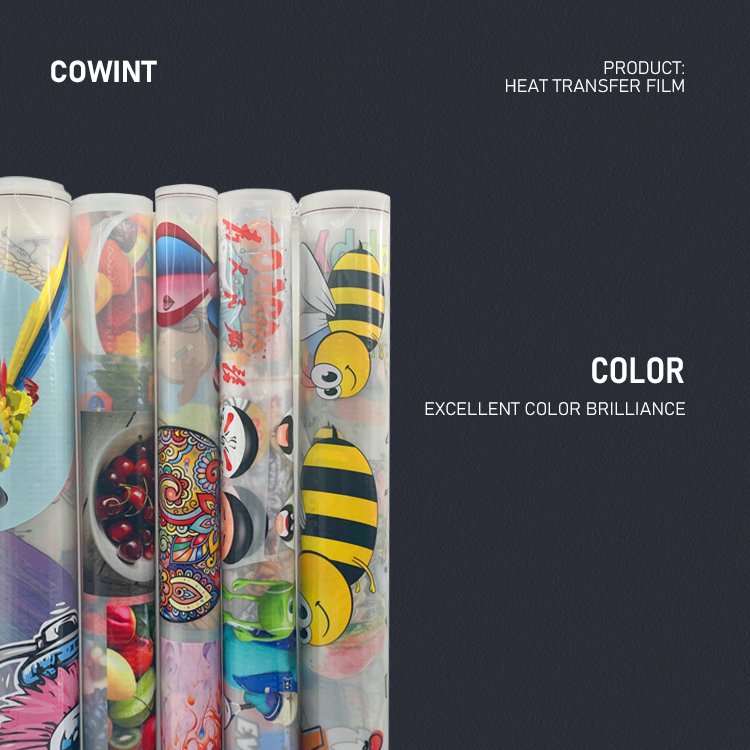 Cowint 60cm inkjet printer direct to film transfer printed t shirt transparent PET iron on transfer paper & film recyclable