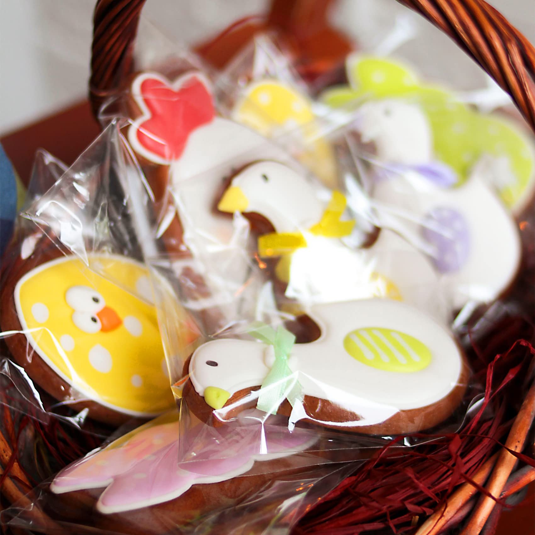 ECO-friendly Self Sealing Cellophane Bags 4x4 Inches Clear Resealable Bags Self Adhesive Individual Cookie Bags for Packaging