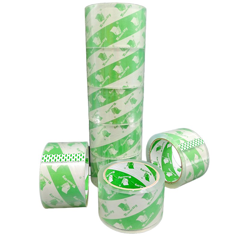 Price Super Clear Bopp Scoch Packing Adhesive Tape Super Crystal Transparent Clear Packaging Tape For Sealing Carton Box