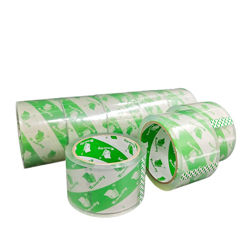 Price Super Clear Bopp Scoch Packing Adhesive Tape Super Crystal Transparent Clear Packaging Tape For Sealing Carton Box