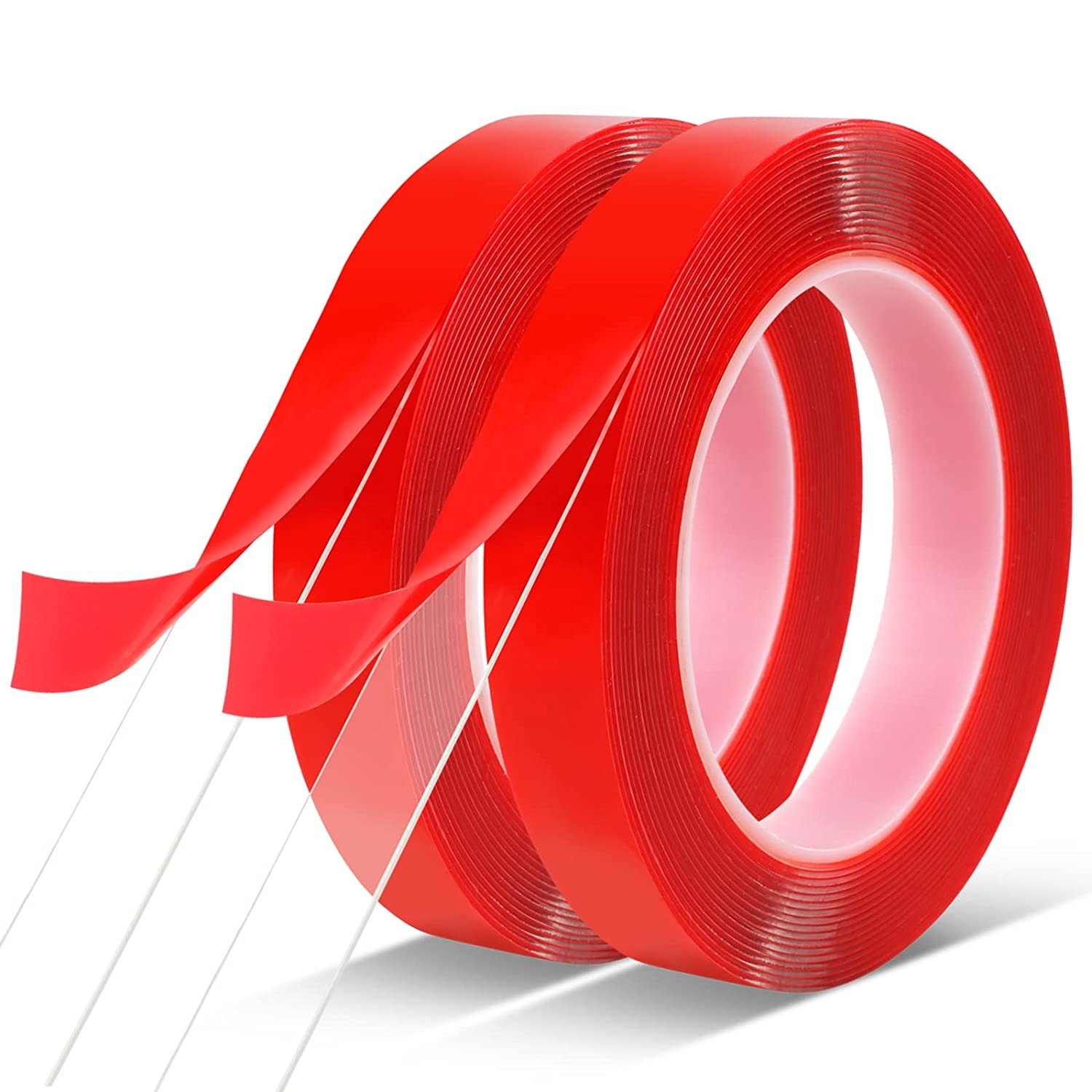 Custom Clear washable reusable thickness gel sticker Double-sided adhesive silicone nano tape