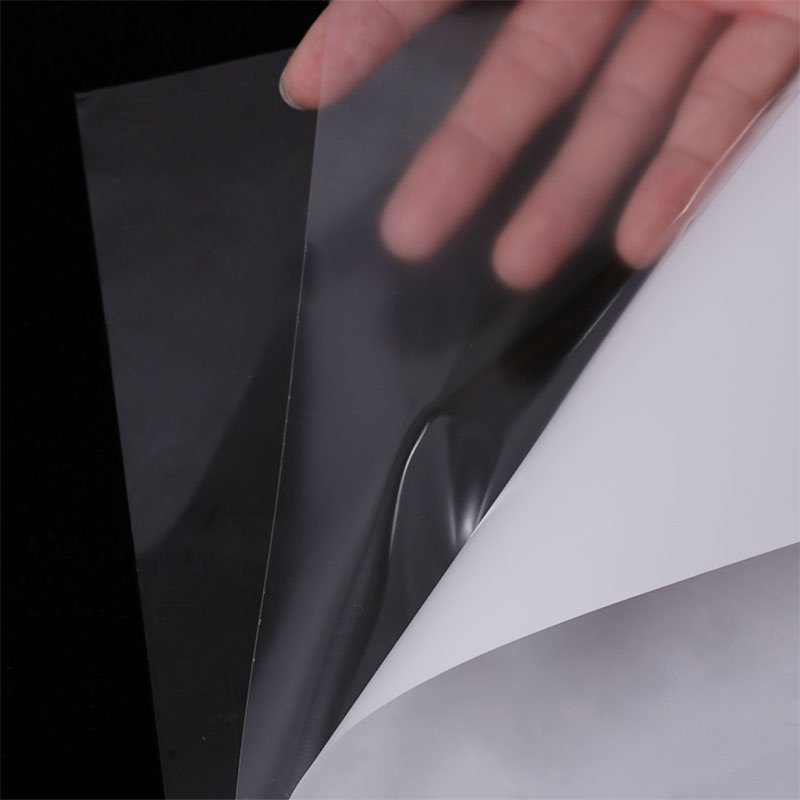 Clear film non adhesive static cling film 100mic transparent protective film