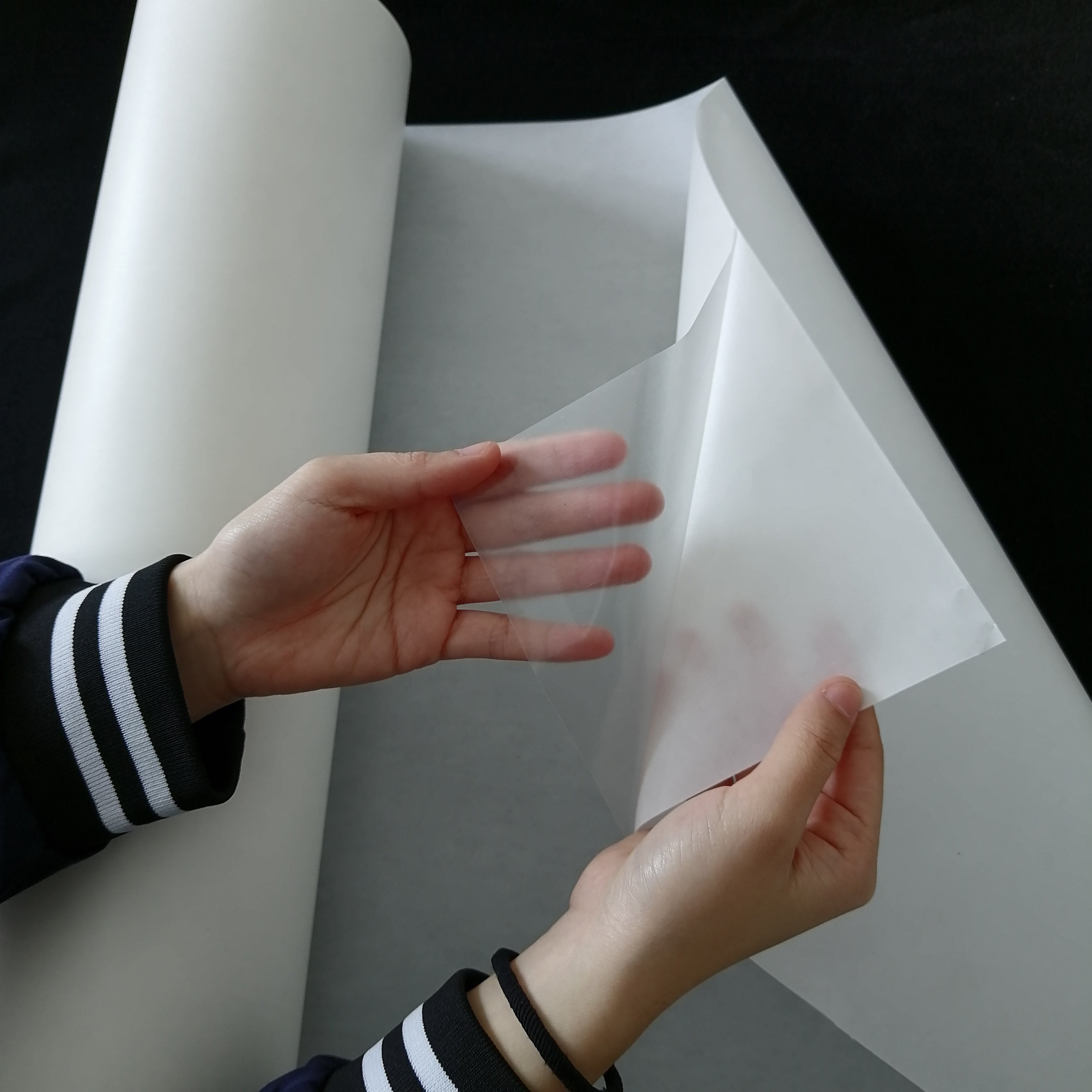 EVA Hot Melt Adhesive Film PES hot melt adhesive film hot melt adhesive films Best Selling Release Paper Textiles 0.05MM