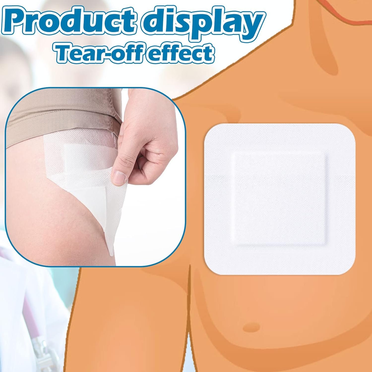Self-Adhesive Medical Non Woven Wound Dressing Band Aid Bandage Patches for Wound Care