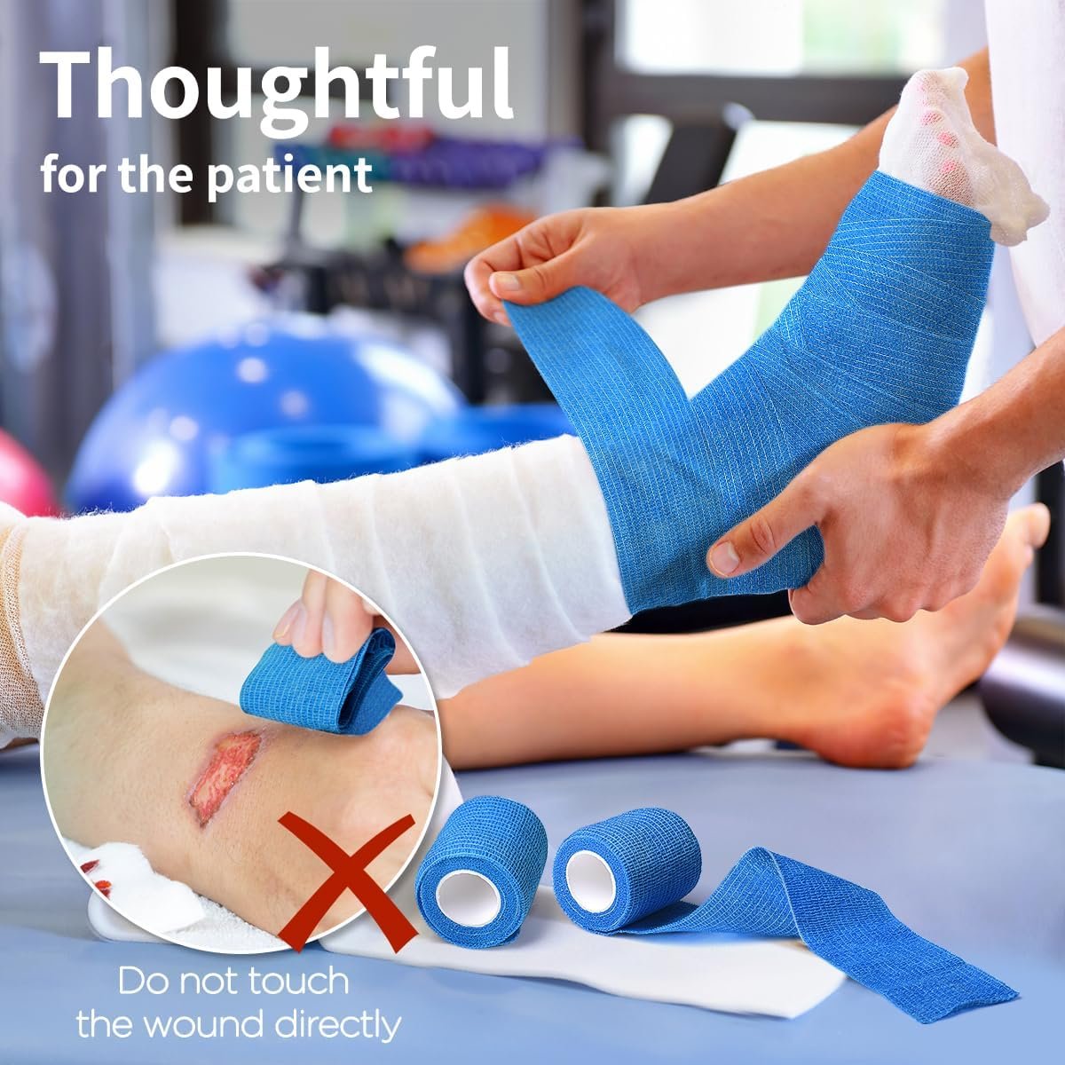 Medical Elastic Wound Dressing Adhesive Bandage Resistance Bandage Tape Nonwoven Waterproof elastic bandage medical