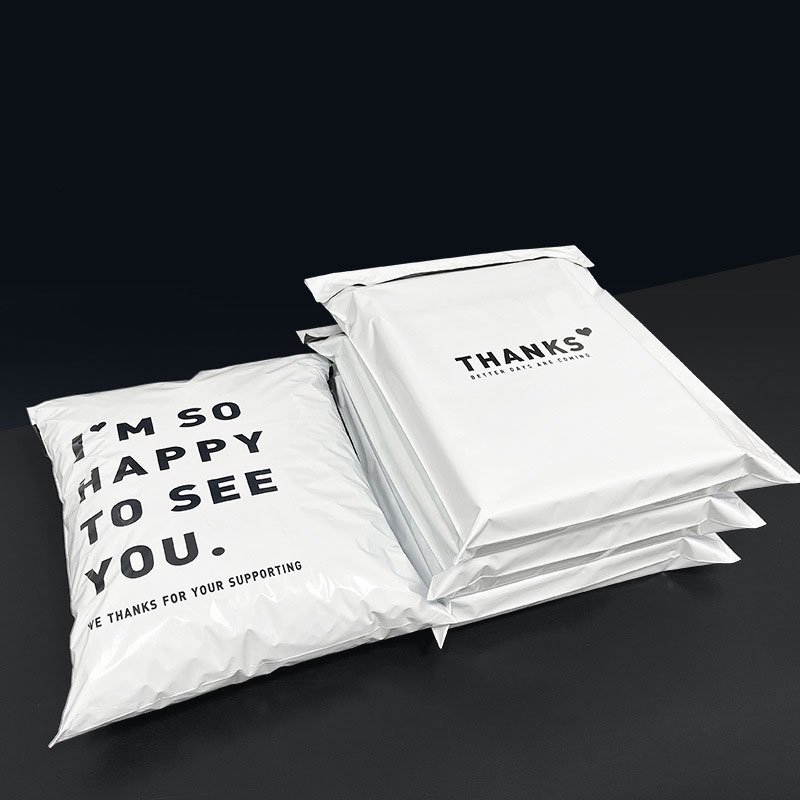 Custom Logo Printed Courier White Courier Bags Clothes Shipping Bags Envelope Mailing Polystyrene Mailing Polystyrene Bags