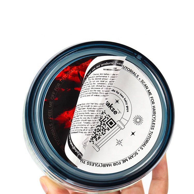 Custom printing product logo sticker double sides sticker label adhesive vinyl waterproof double sides label sticker
