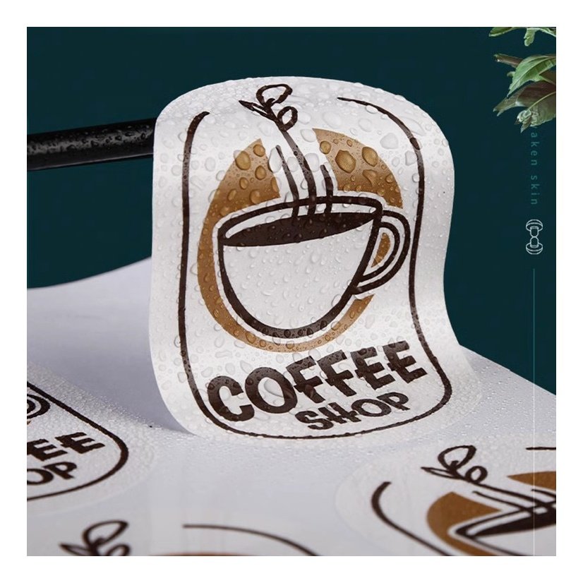 Personalized Custom Logo Perfume Labels Waterproof Sticker Adhesive Transparent Packaging Round Paper Stickers