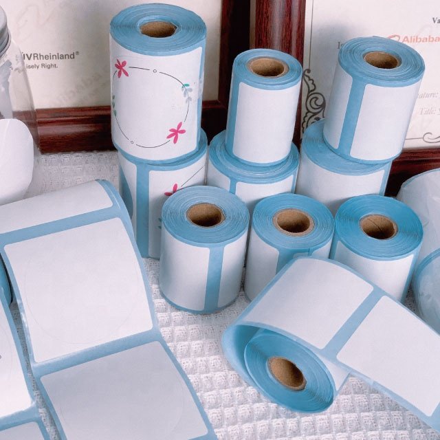 Custom phomemo m110 printer thermal label waterproof self adhesive phomemo 30x20mm 40x20mm 40x30mm thermal sticker roll