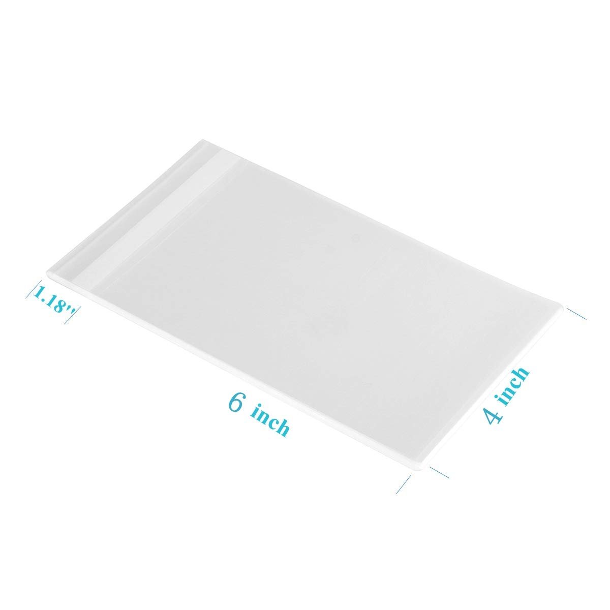 Clear Resealable Cellophane Bags Self Adhesive for Packaging Gifts,Favors, Products