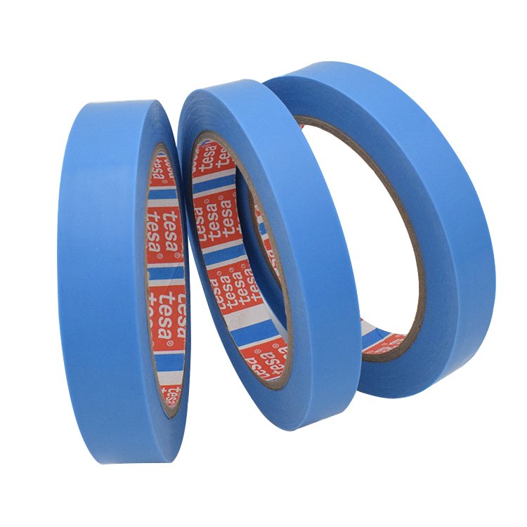 Low temperature resistance -10 degree tesa 64293 single side rubber adhesive blue mopp film strapping tape