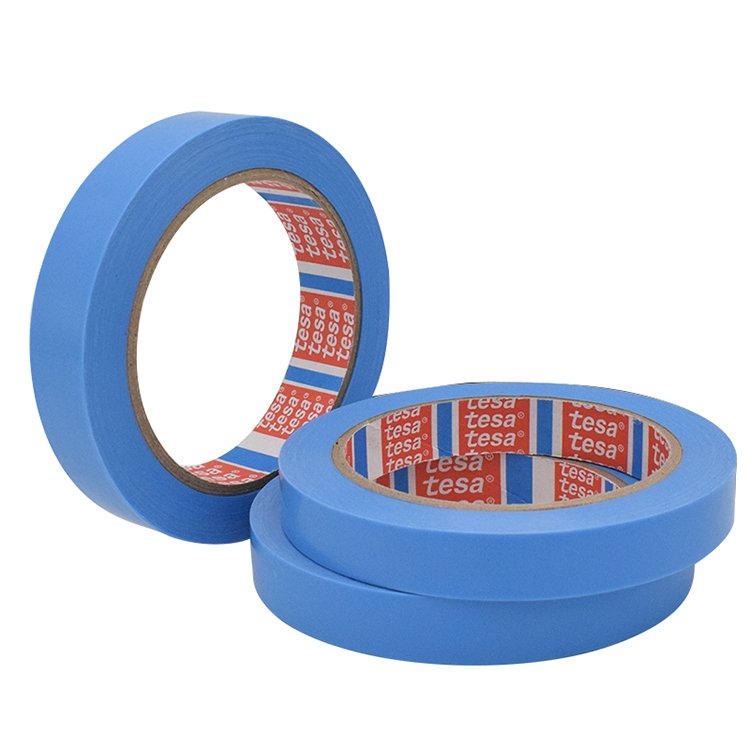 Low temperature resistance -10 degree tesa 64293 single side rubber adhesive blue mopp film strapping tape