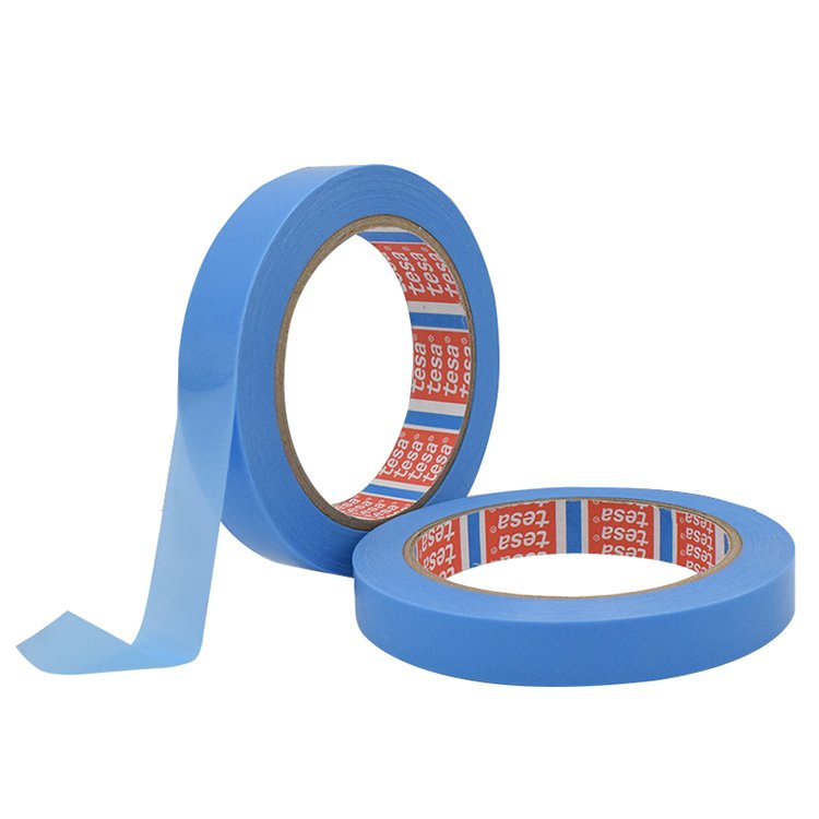 Low temperature resistance -10 degree tesa 64293 single side rubber adhesive blue mopp film strapping tape