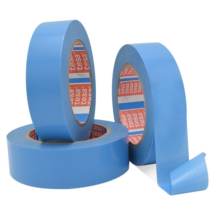 Low temperature resistance -10 degree tesa 64293 single side rubber adhesive blue mopp film strapping tape