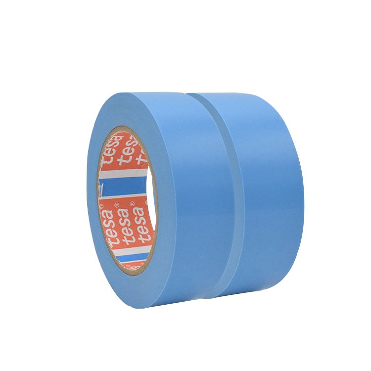 Low temperature resistance -10 degree tesa 64293 single side rubber adhesive blue mopp film strapping tape