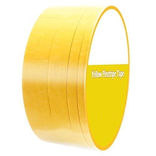 80 Degree Car Painting Yellow Automotive Masking Waterproof Crepe Paper Tape