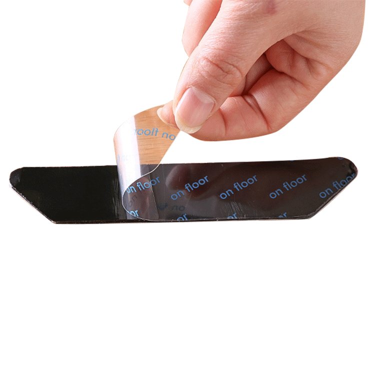 Samvo Carpet No Residue Adhesive Sticker Pu Gel Anti-skid Black Reusable Washable Antislip Massage Mats Stickers Carpet