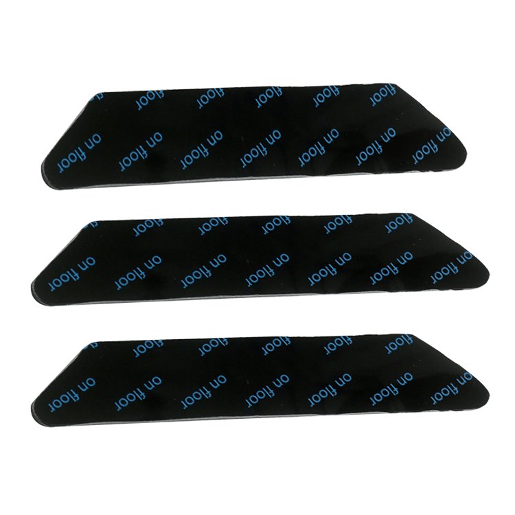 Samvo Carpet No Residue Adhesive Sticker Pu Gel Anti-skid Black Reusable Washable Antislip Massage Mats Stickers Carpet