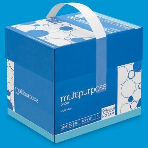 adhesive plastic carry handle tape for paper box or carton
