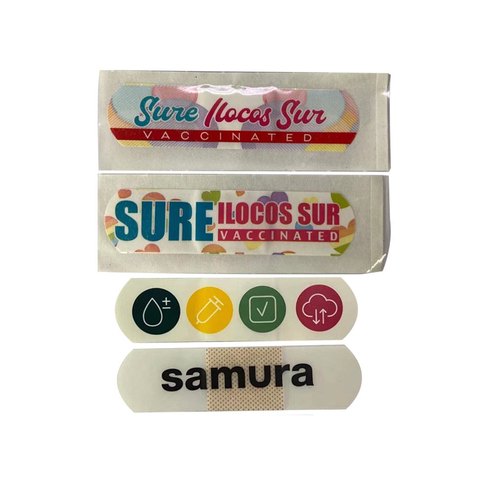 Different Skin Color Medical Sterile Cute Bandaid black fabric flexible wound adhesive plaster