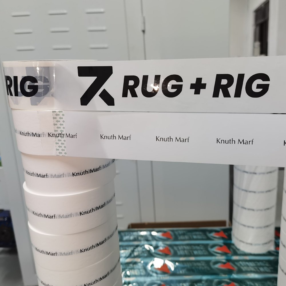 Low MOQ Customized White Background Printing Color Bopp Packing Adhesive Tape