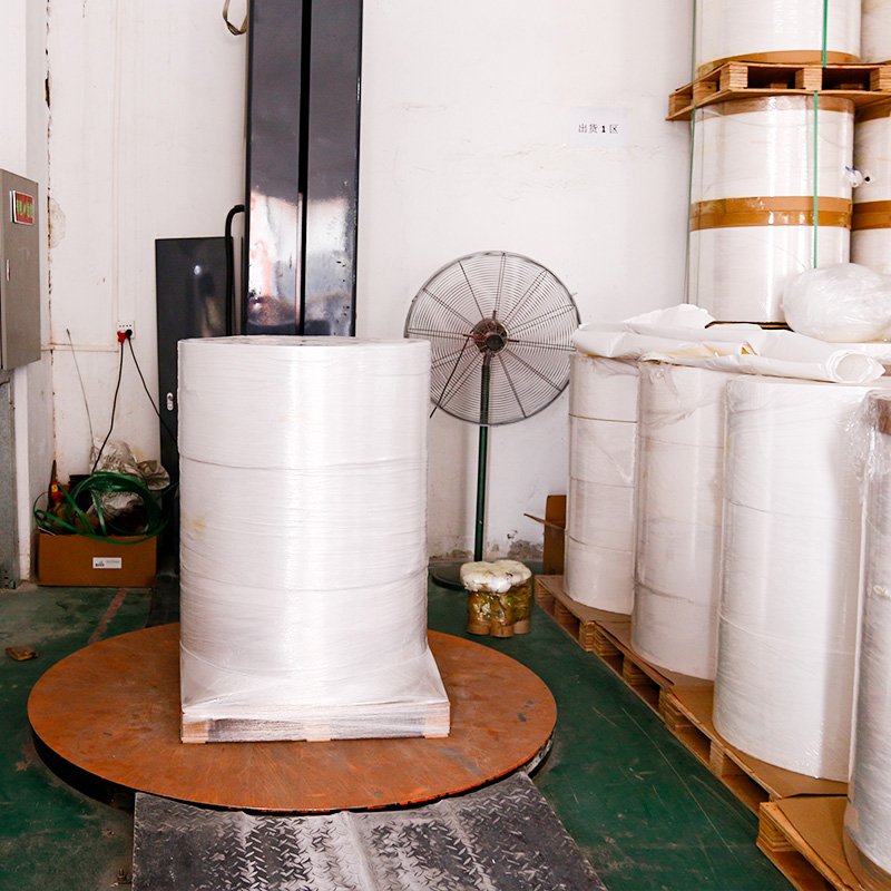 Paper Sticker Roll Jumbo Raw Factory Price Custom Self Adhesive Label Material Thermal Transfer Label Jumbo Roll
