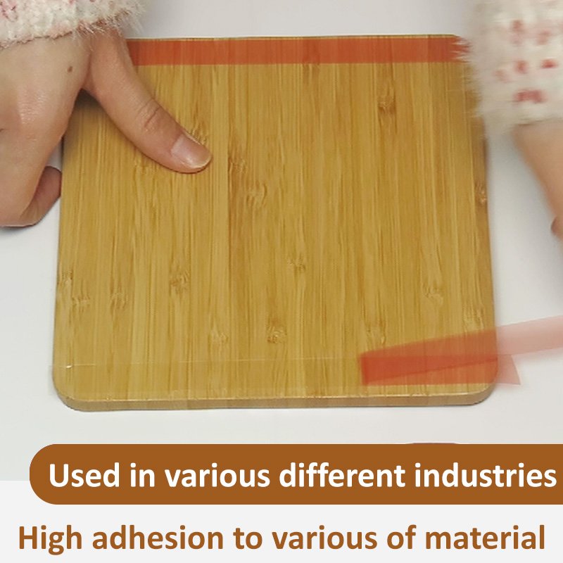Cheap Clear Heavy Duty Strong Adhesive Wide Double Sided Red PET Polyester Acrylic Tape China Adhesive Tape