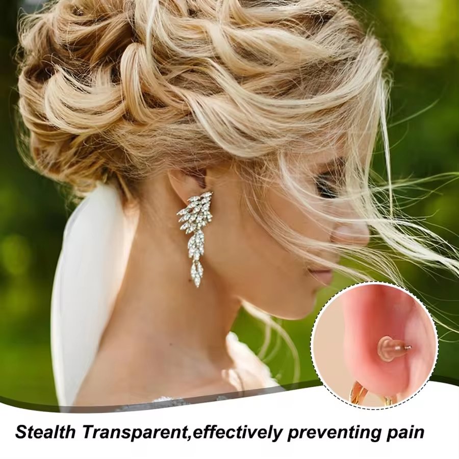 Lobe Miracle Clear Earring Support Patches Droopy Ear Protect Torn Ear Lobes Patches Adhesive Medical Breathable Ear Tape