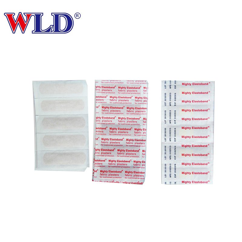 Sterile PE,PVC,fabric material adhesive bandage wound plaster/band aid