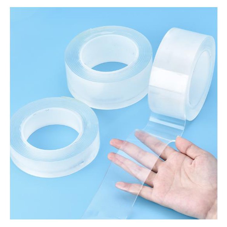 Hot Sale Nano Tape Double Sided Tape Transparent NoTrace Reusable Waterproof Adhesive Tape Cleanable Home Gekkotape