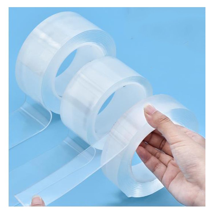 Hot Sale Nano Tape Double Sided Tape Transparent NoTrace Reusable Waterproof Adhesive Tape Cleanable Home Gekkotape