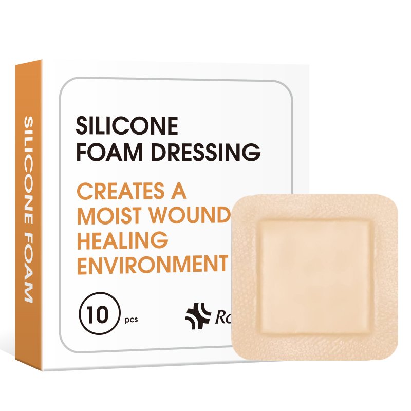 Hot Selling Soft Silicone Absorbent Foam Dressing Waterproof Adhesive Wound Dressing