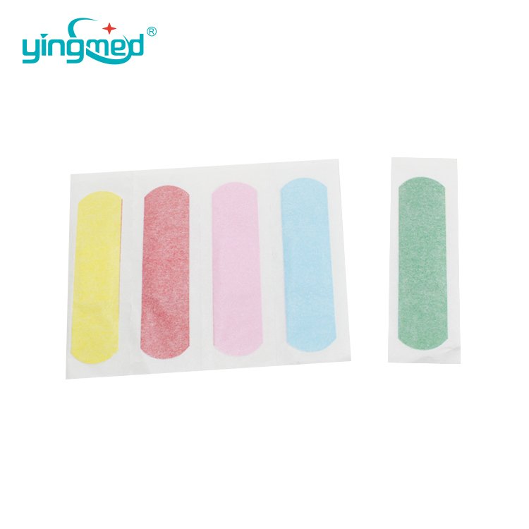 Custom Medical Kids Band Aid Adhesive Round Wound Cartoon plasters Brown Waterproof Band-Aid