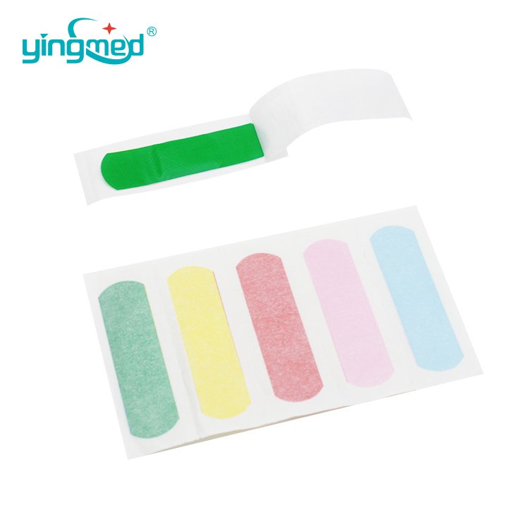 Custom Medical Kids Band Aid Adhesive Round Wound Cartoon plasters Brown Waterproof Band-Aid