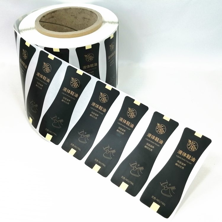 High Quality Eco Friendly Matt Lamination Adhesive Label for Liquid Shoe Polish Bottle